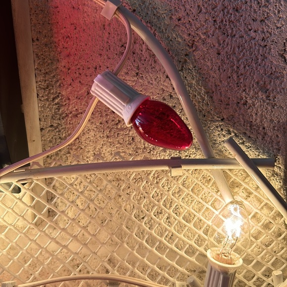 Vintage Santa face with c7 bulbs - Picture 4 of 4